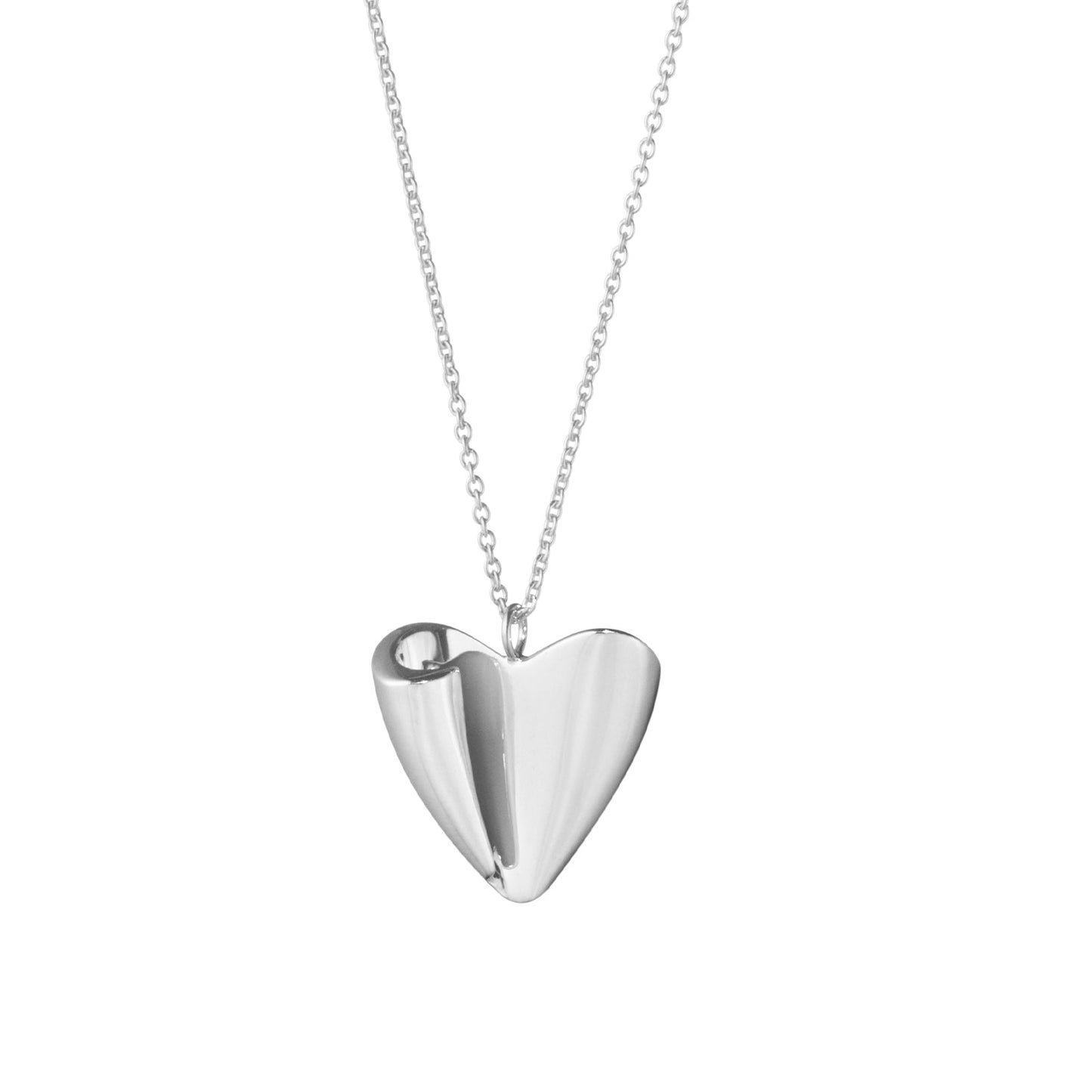 Hearts of Georg Jensen Silver Pendant simple Pursuit