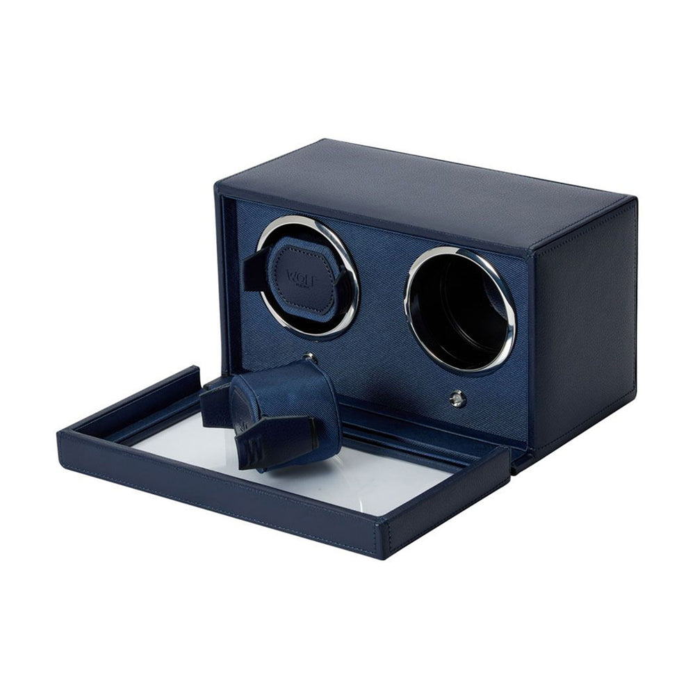 Cub Double Watch Winder Navy simple Pursuit