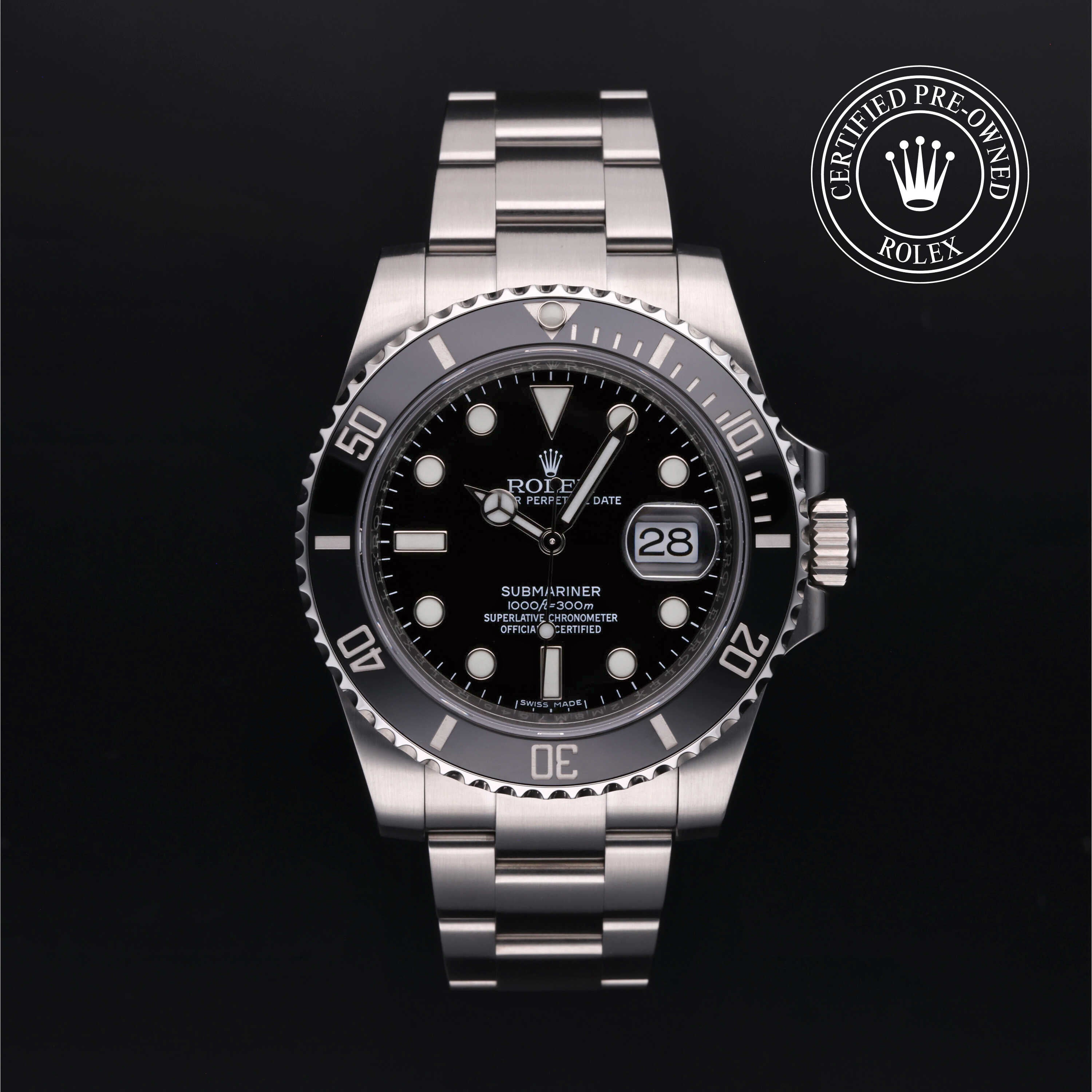 Rolex Certified Pre-Owned Submariner Date 40mm 116610LN 2M8M7545 simple Pursuit