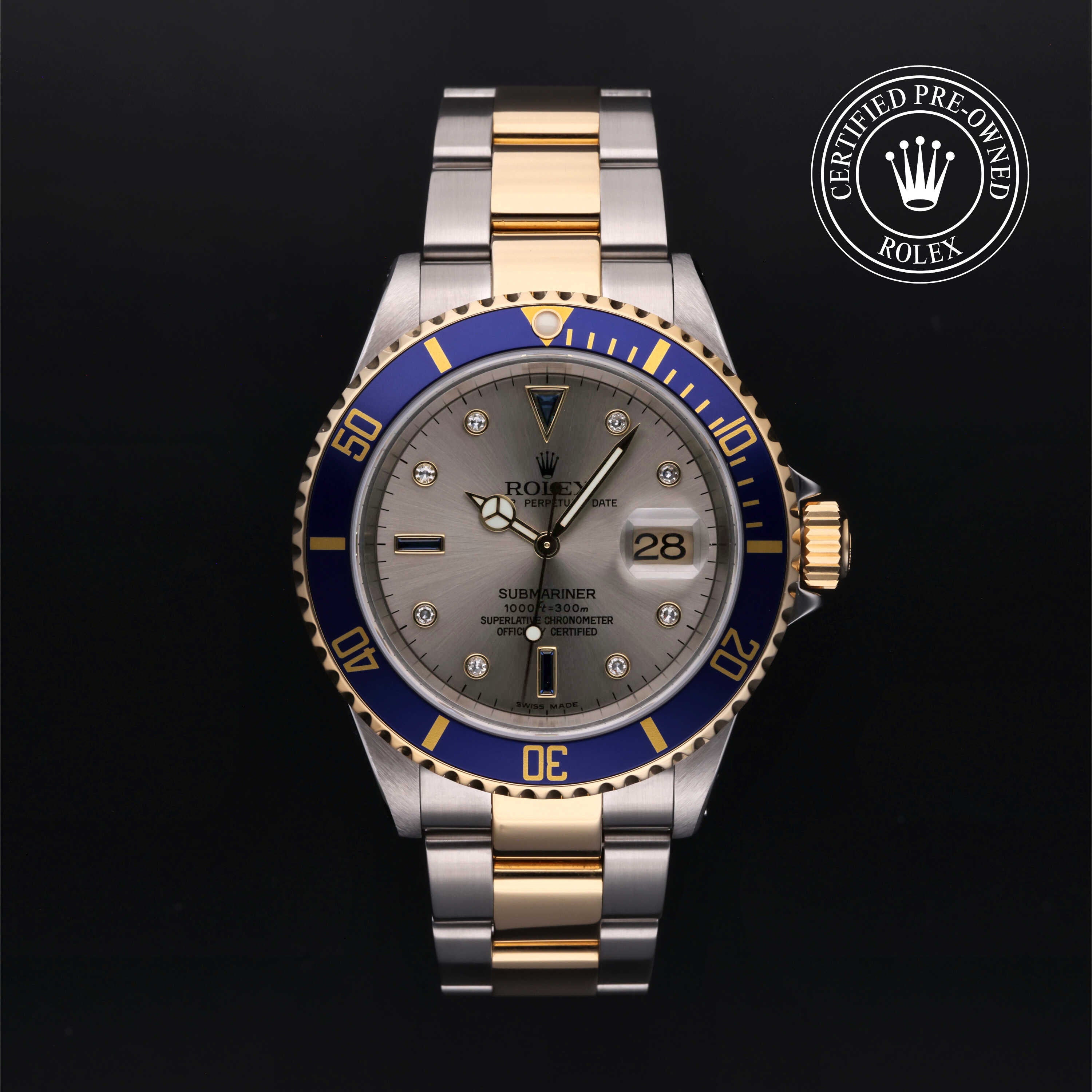 Rolex Certified Pre-Owned Submariner Date 40mm 16613 P947598 simple Pursuit