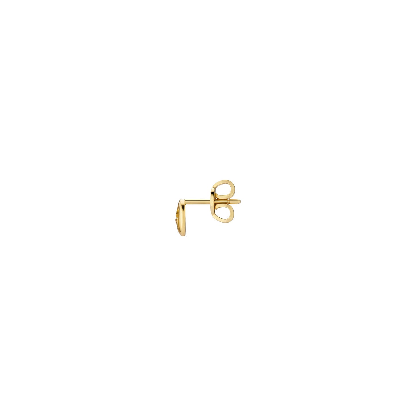 Gucci Interlocking 18ct Yellow Gold Stud Earrings simple Pursuit
