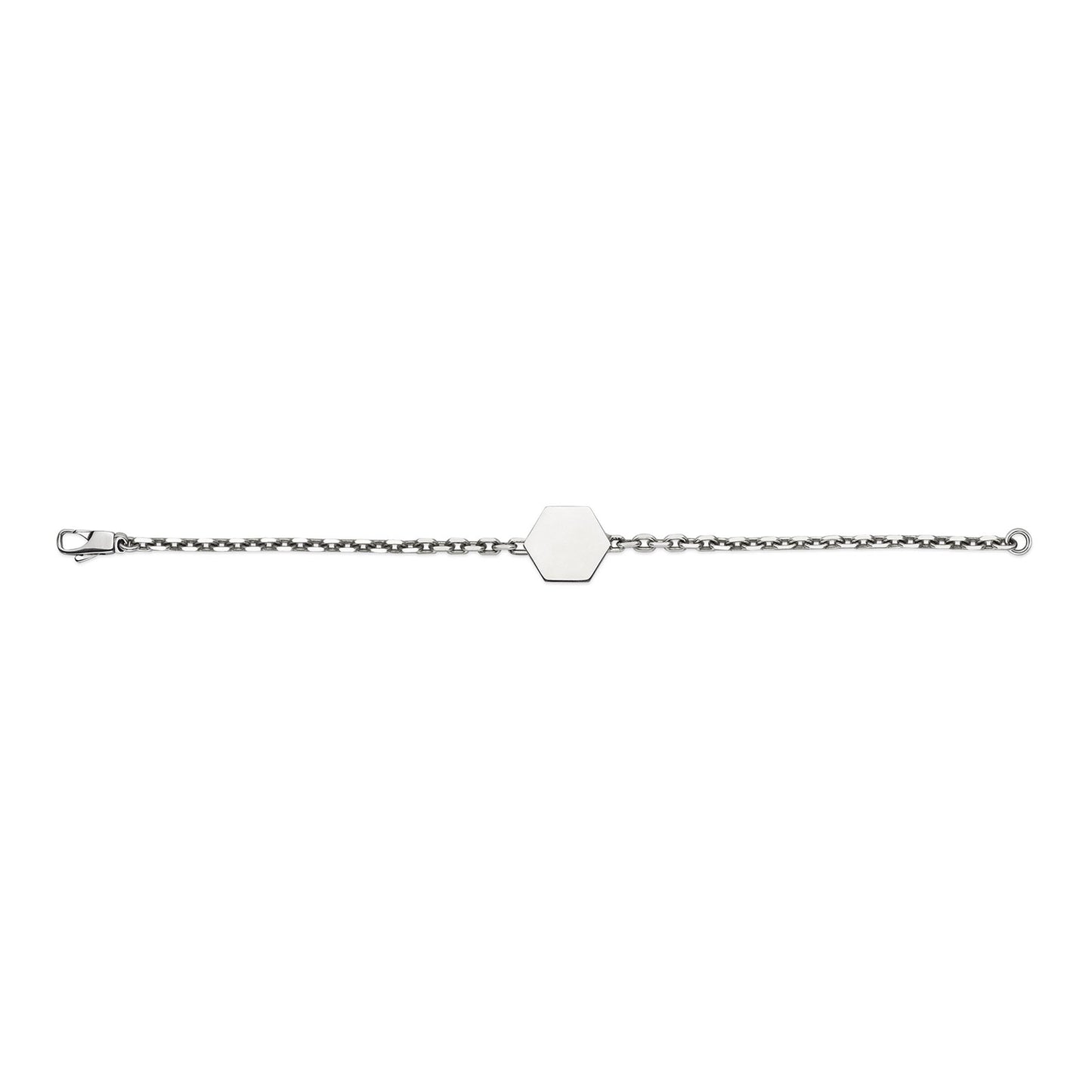Gucci Trademark Silver Hexagonal Bracelet variant Pursuit