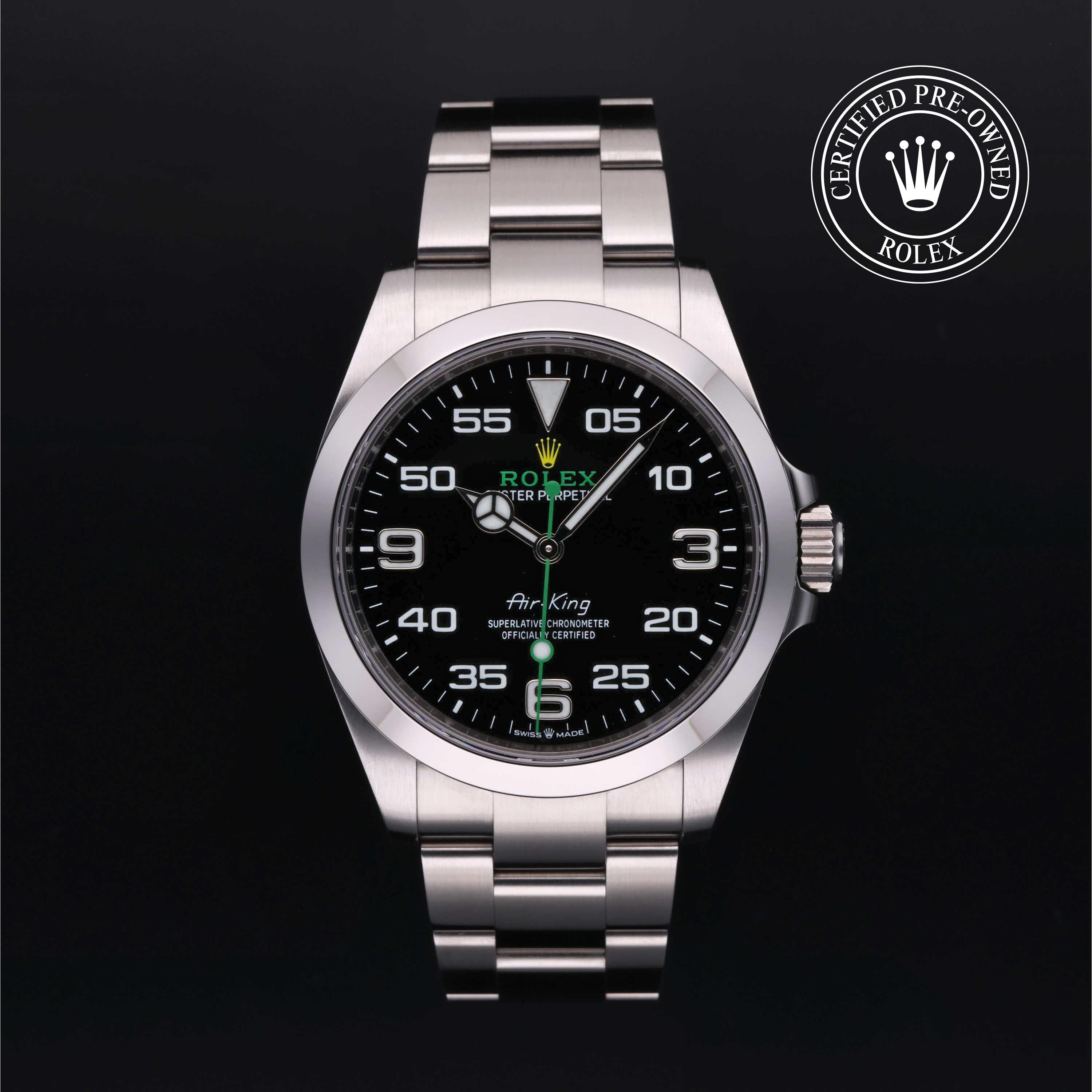 Rolex Certified Pre-Owned Air-King 40mm 126900 9L4T1477 simple Pursuit