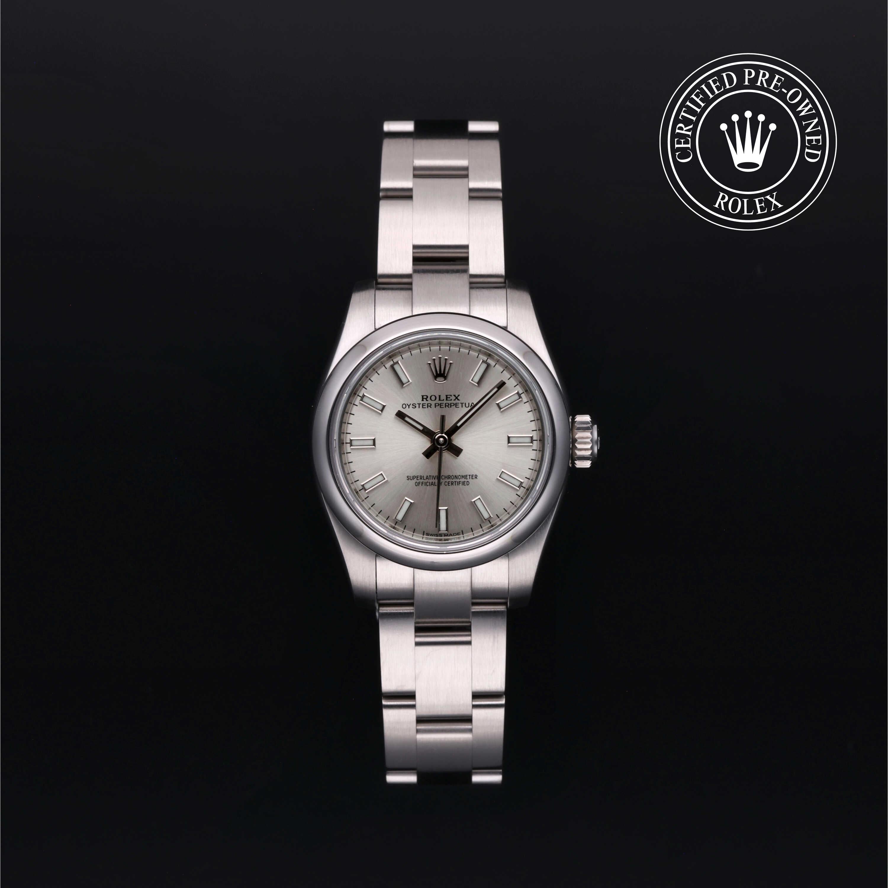 Rolex Certified Pre-Owned Oyster Perpetual 26mm 176200 81Q0Y273 simple Pursuit