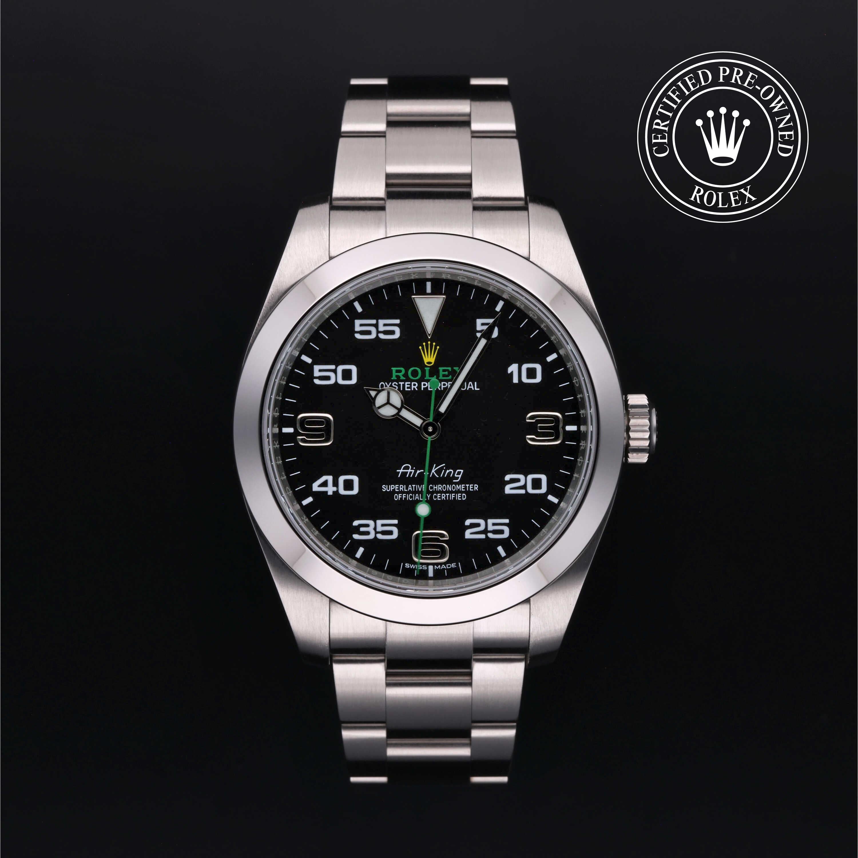 Rolex Certified Pre-Owned Air-King 40mm 116900 N93F0056 simple Pursuit