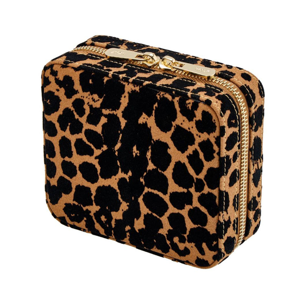 Savanna Leopard Print Jewellery Zip Case simple Pursuit