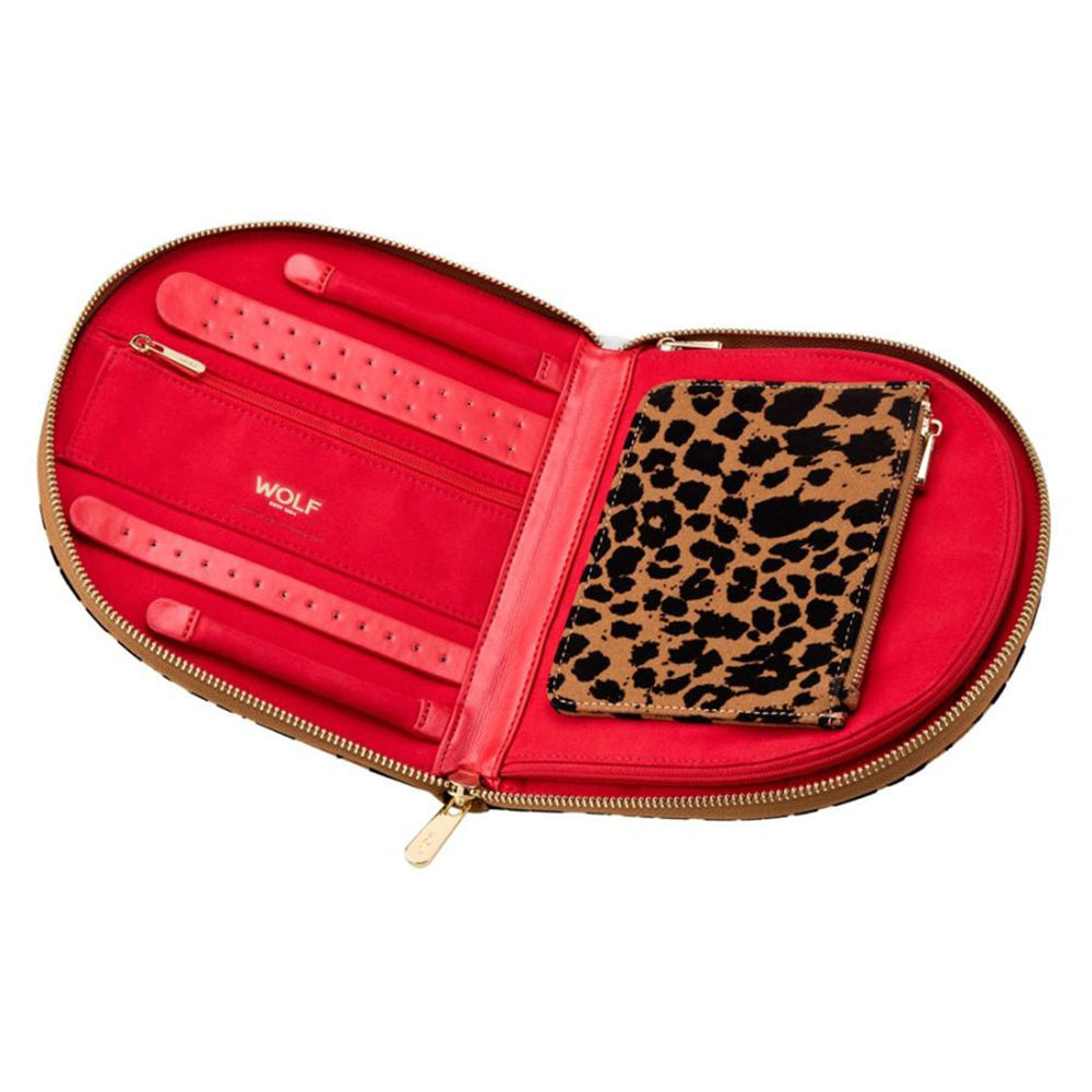 Savanna Leopard Print Jewellery Portfolio simple Pursuit