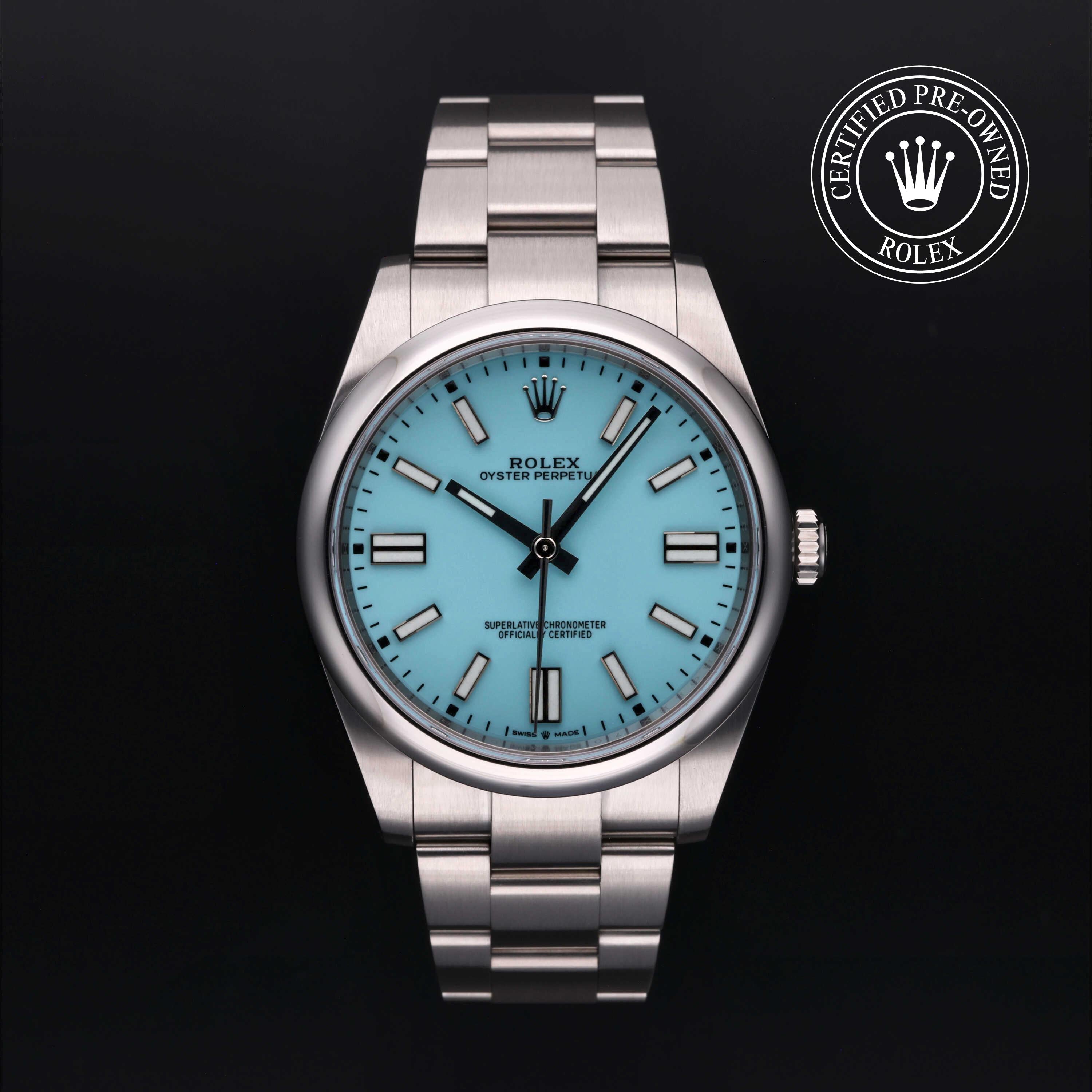 Rolex Certified Pre-Owned Oyster Perpetual 41mm M124300 7064M0D8 simple Pursuit