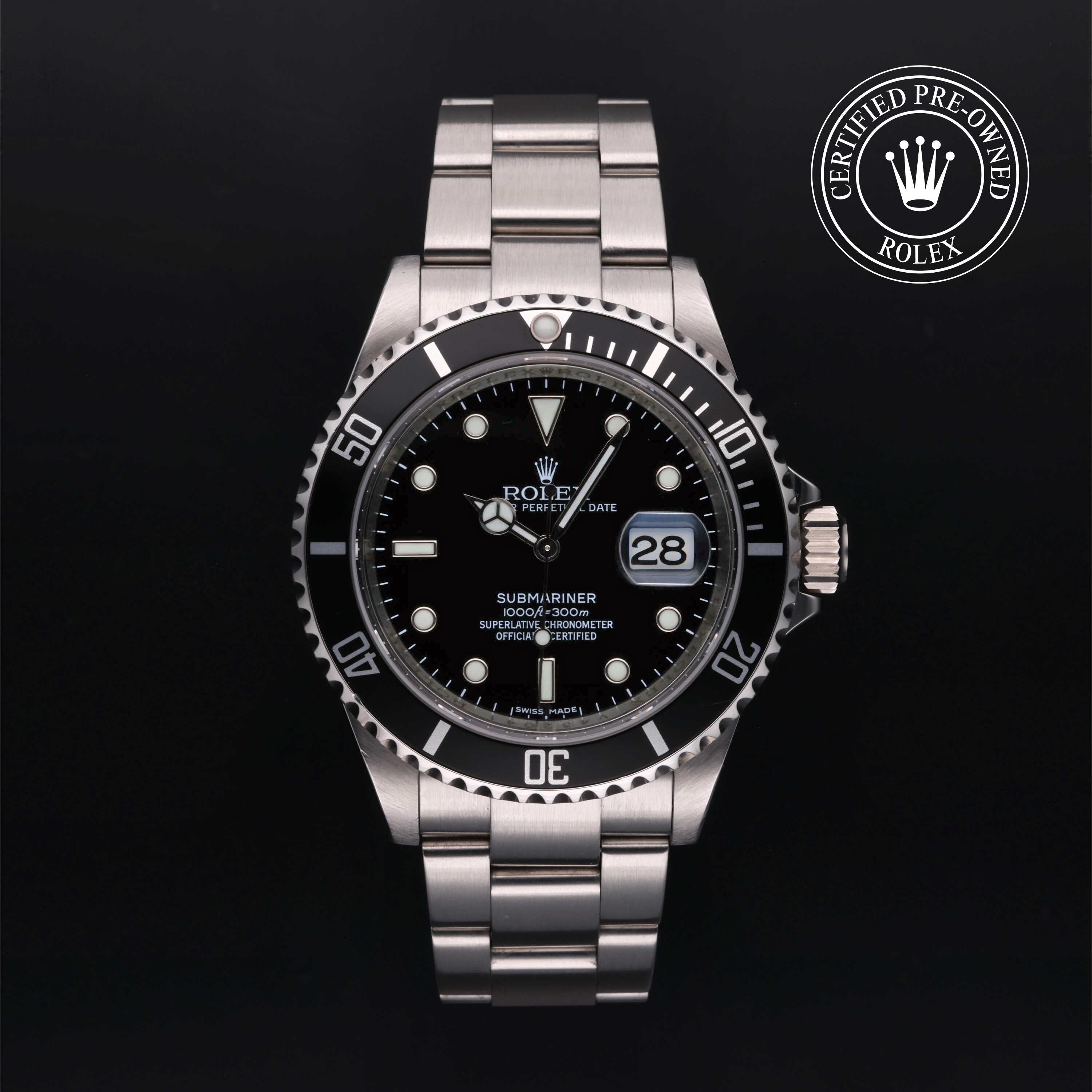 Rolex Certified Pre-Owned Submariner Date 40mm 16610 V432041 simple Pursuit