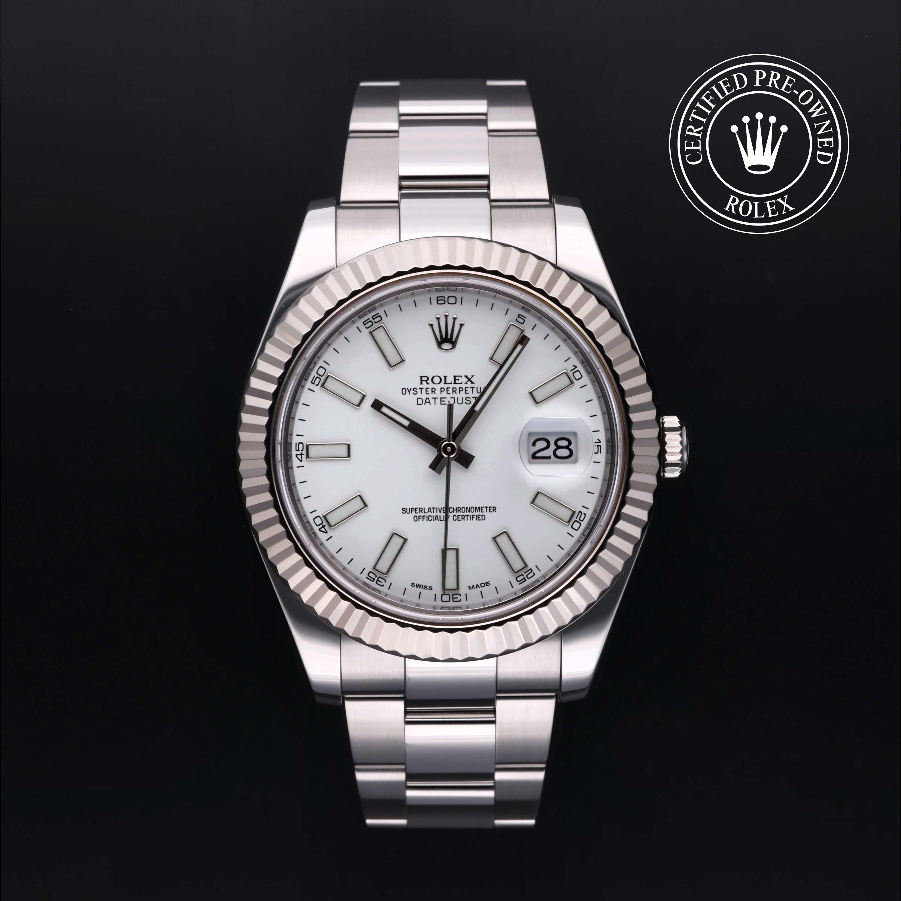 Rolex Certified Pre-Owned Datejust II 41mm 116334 G329593 simple Pursuit