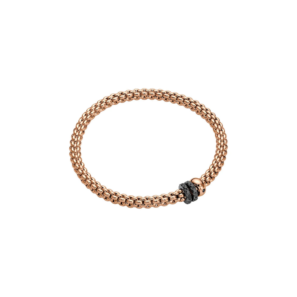 Solo 18ct Rose Gold Diamond Flex'it Bracelet