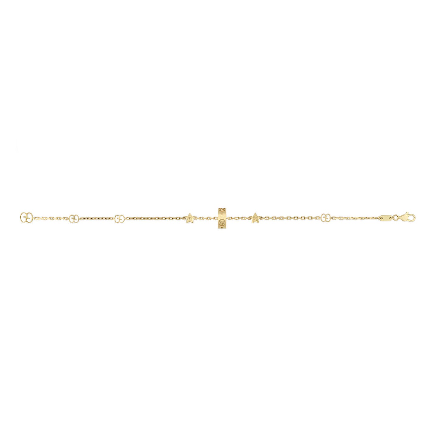 Gucci Icon 18ct Yellow Gold Star Bracelet simple Pursuit
