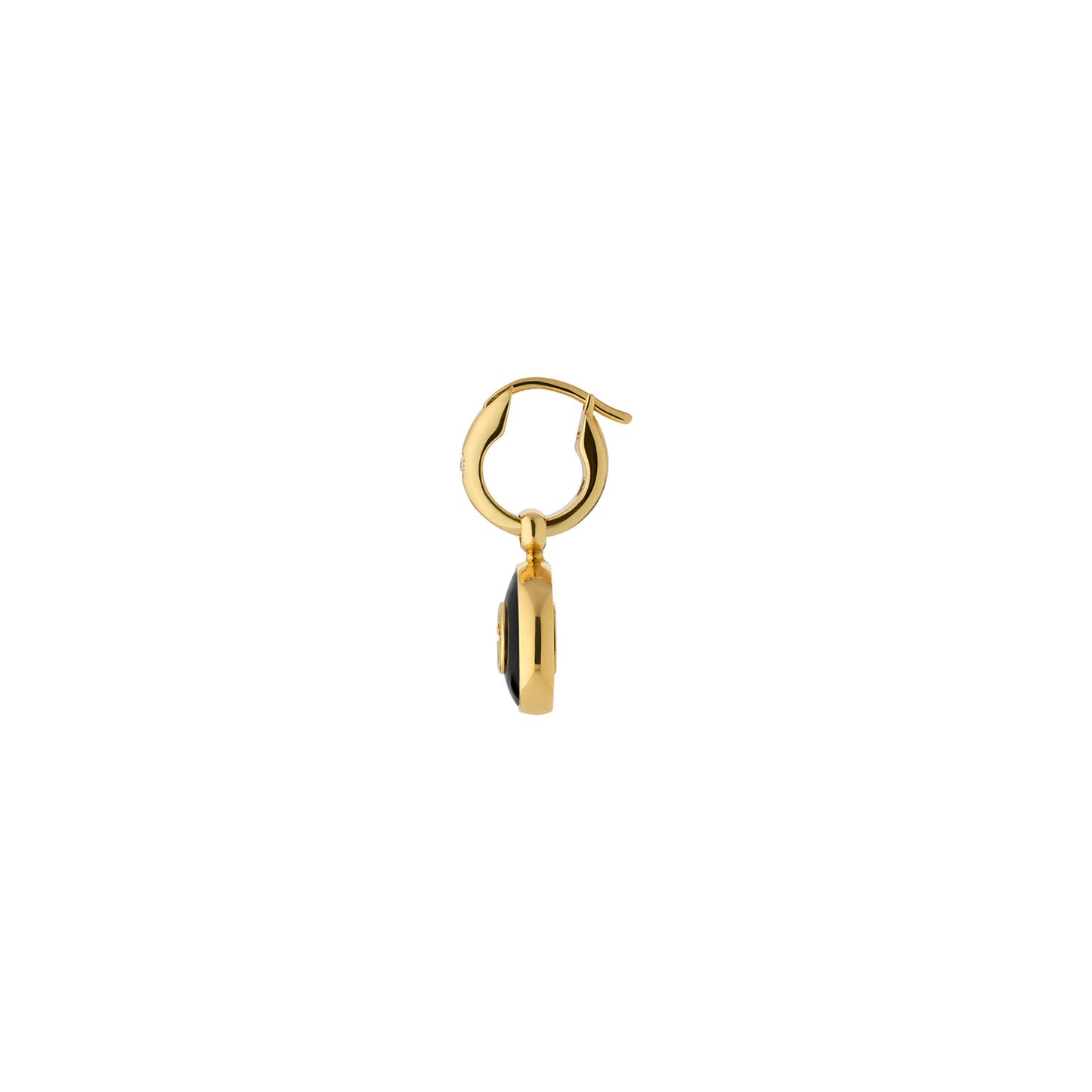 Gucci Interlocking 18ct Yellow Gold Hoop Earrings simple Pursuit