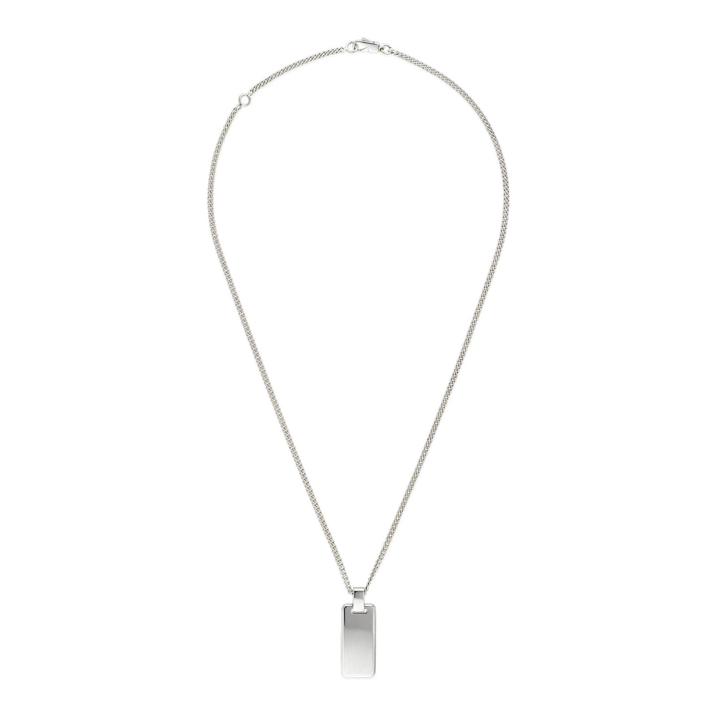 Gucci Signature Silver Pendant Necklace simple Pursuit