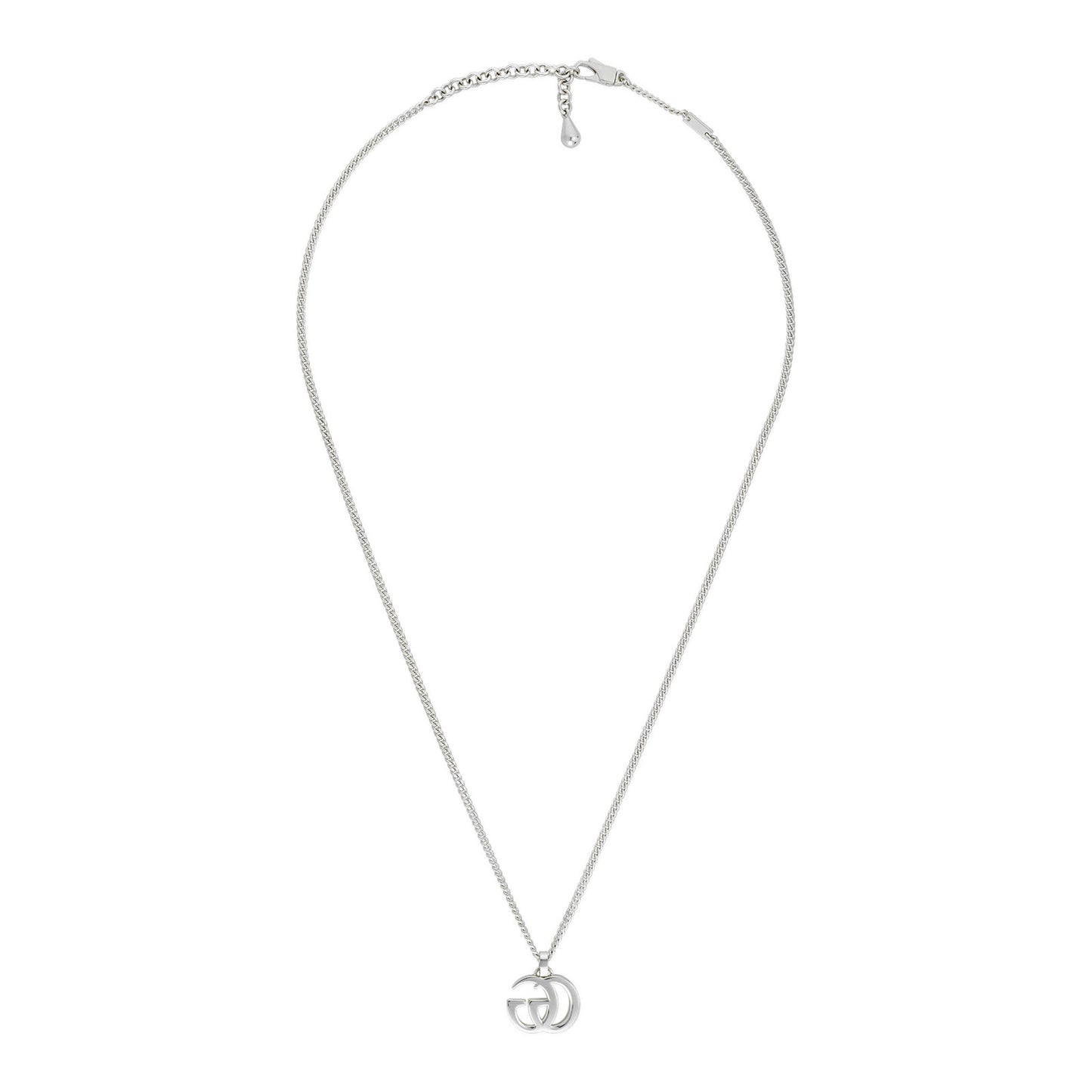 GG Marmont Silver Pendant Necklace simple Pursuit
