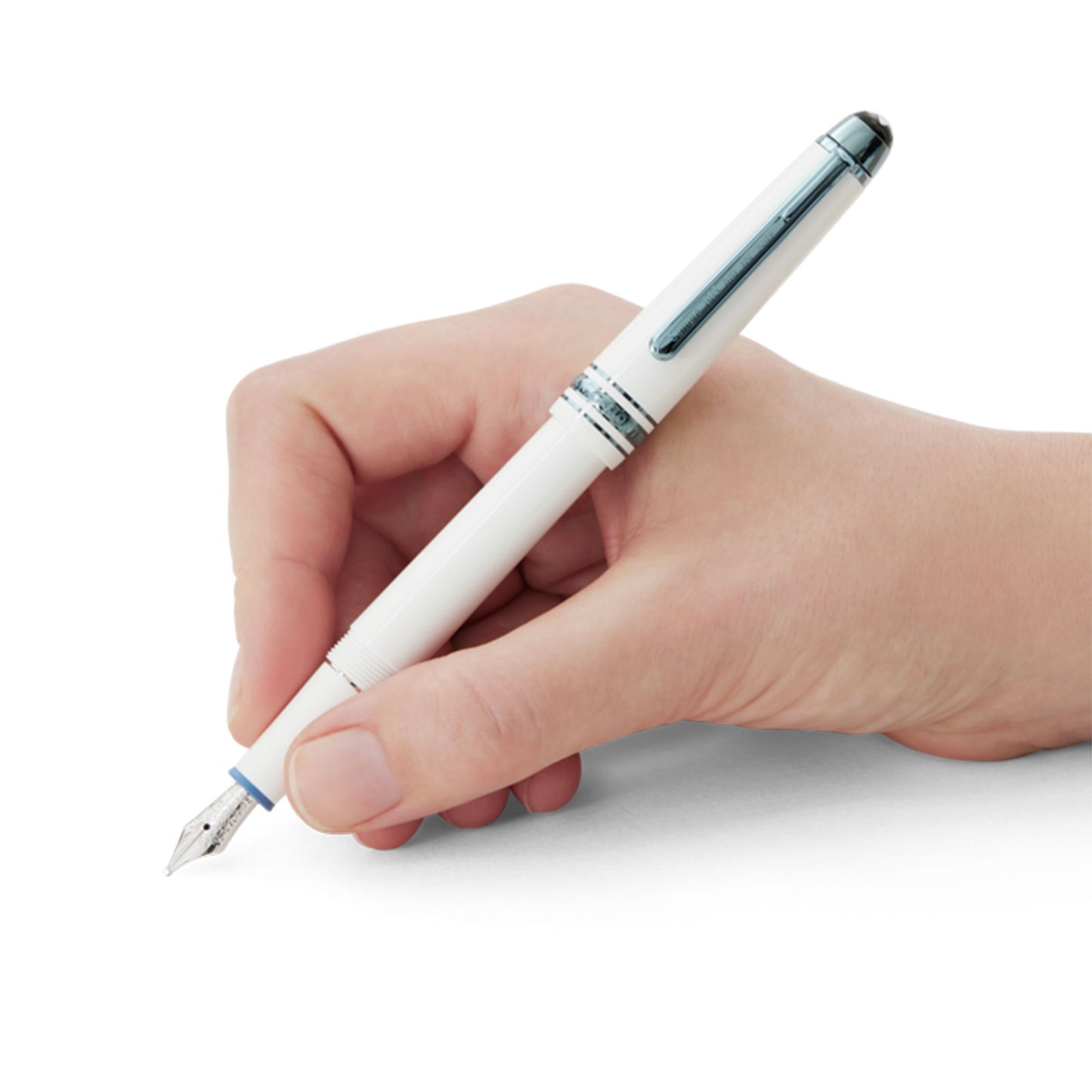 Meisterstück Glacier Classique Fountain Pen White simple Pursuit
