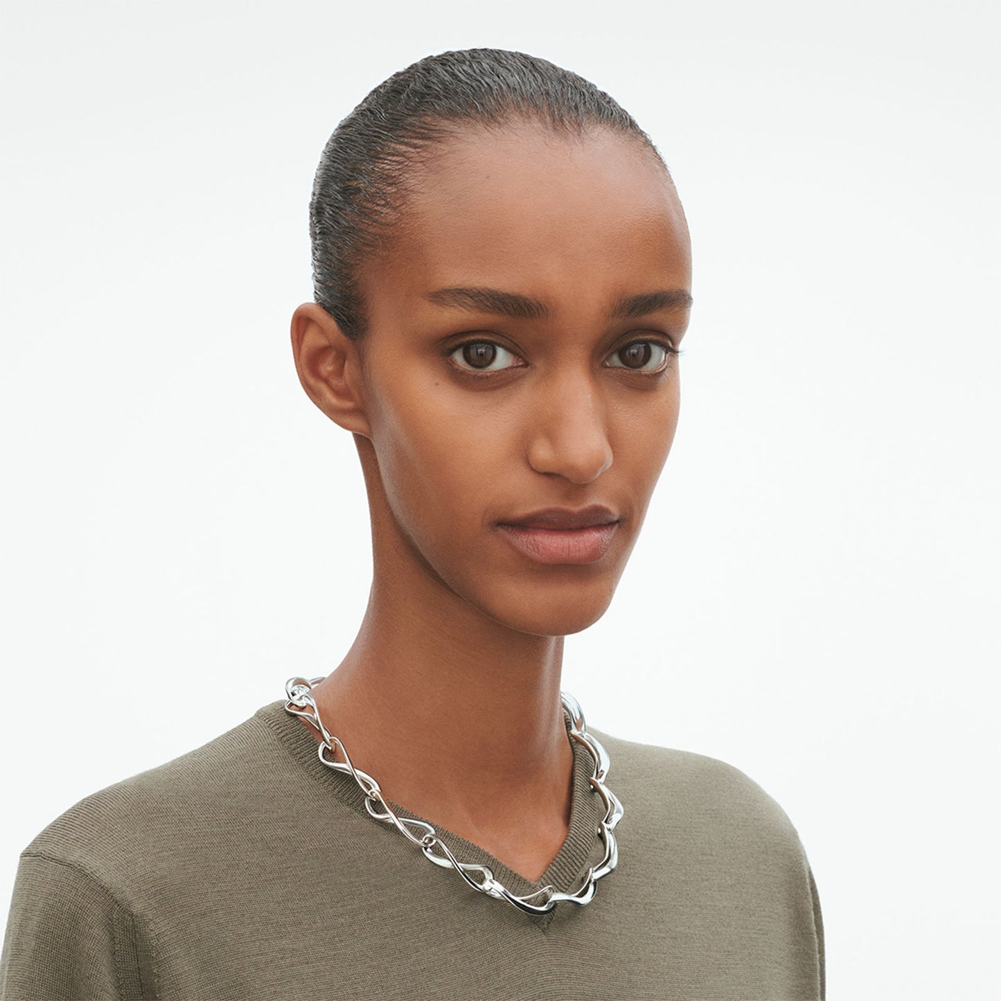 Infinity Silver Necklace simple Pursuit