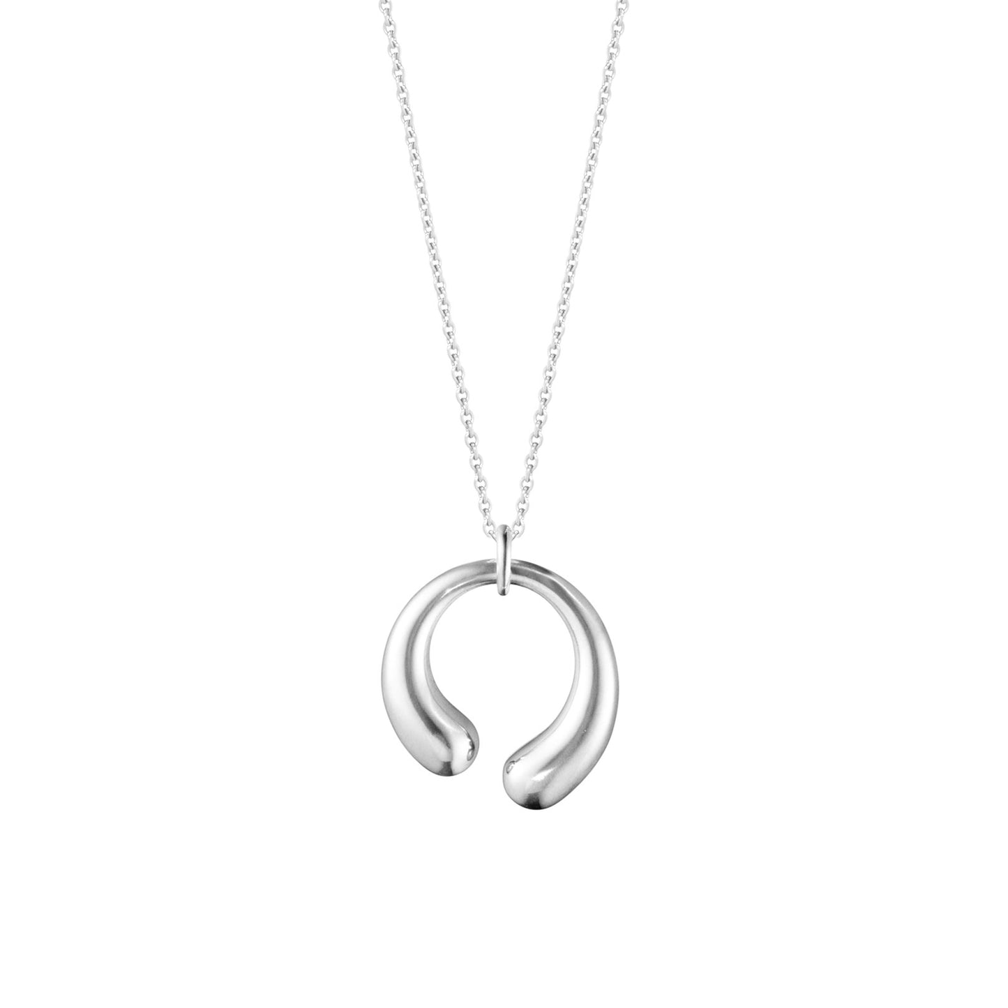 Mercy Silver Necklace with Pendant, Medium