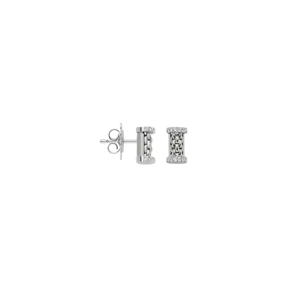 Essentials 18ct White Gold Diamond Stud Earrings simple Pursuit