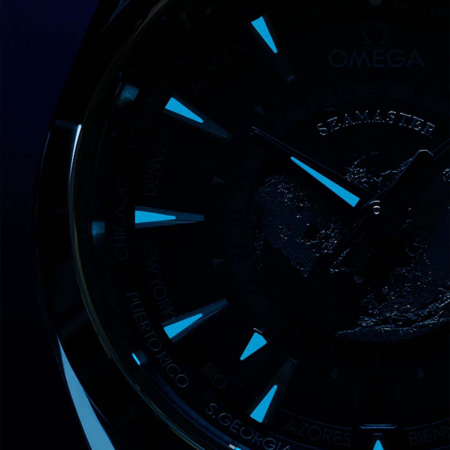 Seamaster Aqua Terra 150m Co-Axial GMT Worldtimer 43mm variant Pursuit