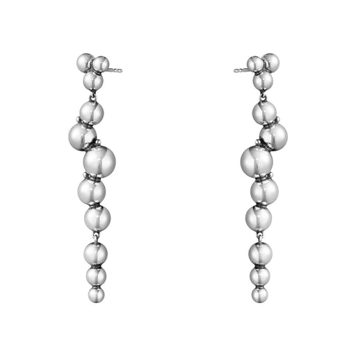 Georg Jensen MOONLIGHT GRAPES Silver Drop Earrings 10019040 Earrings Georg Jensen