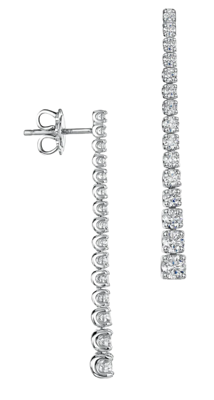 Michael Spiers Diamond Earrings