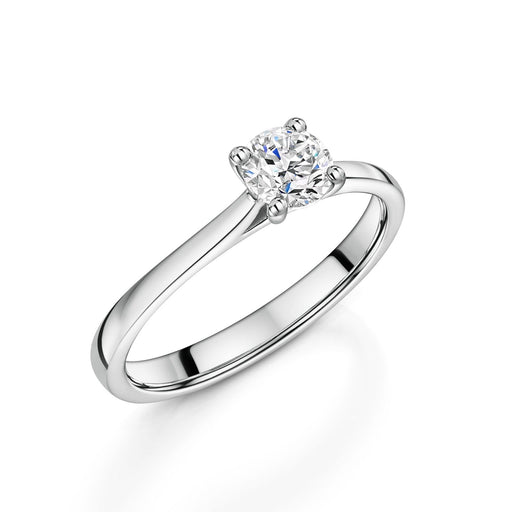 Platinum Brilliant-Cut E/F Si Diamond Solitaire Ring 0.50ct Ring Michael Spiers H 6442444733 (01-15-240)