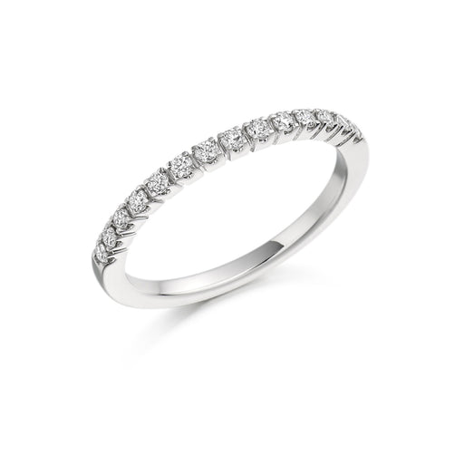 Michael Spiers Platinum Brilliant-Cut Diamond Half Eternity Ring 0.23ct - HET 1096 Ring Michael Spiers   