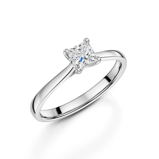 Michael Spiers Platinum Princess-Cut F Si Diamond Solitaire Ring 0.50ct Ring Michael Spiers   