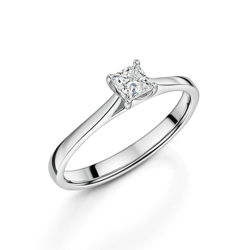 Michael Spiers Platinum Princess-Cut F Si Diamond Solitaire Ring 0.30ct Ring Michael Spiers   