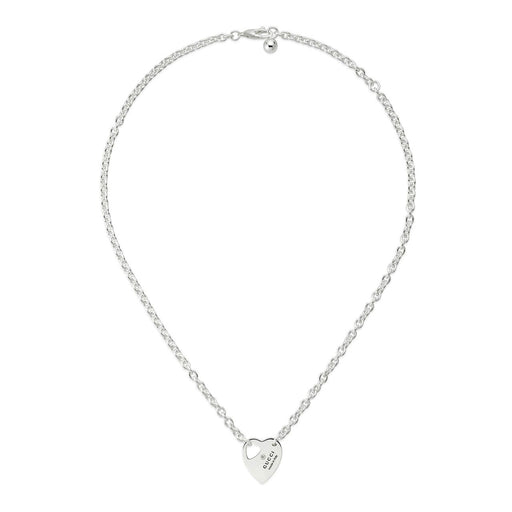 Gucci Trademark Silver Chain Pendant Necklace YBB796363001