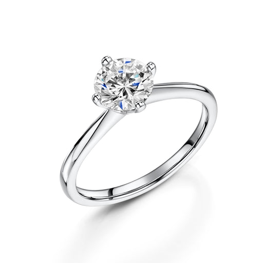 Platinum Brilliant-Cut E VS Diamond Cardinal Point Solitaire Ring 1.00ct Ring Michael Spiers H 1265526208 (50-01-029)