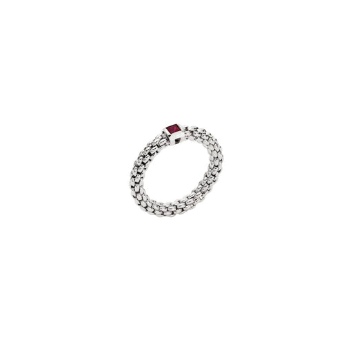 Souls 18ct White Gold Flex'it Ruby Ring 09E08AX_B4_B_XBX Ring Fope Small