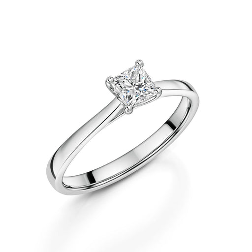 Michael Spiers Platinum Princess-Cut F Si Diamond Solitaire Ring 0.40ct Ring Michael Spiers   