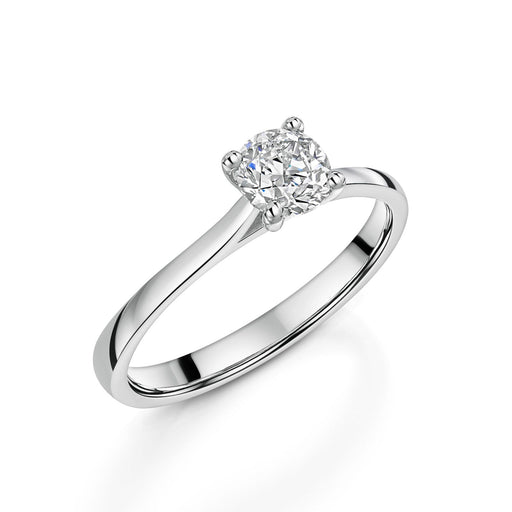 Platinum Brilliant-Cut E/F Si Diamond Solitaire Ring 0.60ct Ring Michael Spiers H 1253674682 (01-15-261)