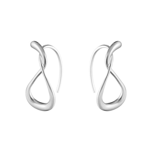 Georg Jensen MERCY Silver Earhoops, Small 20001403 Earrings Georg Jensen