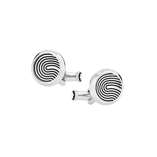 Montblanc Sartorial Fingerprint Cufflinks MB123800 Cufflinks & Accessories Montblanc   