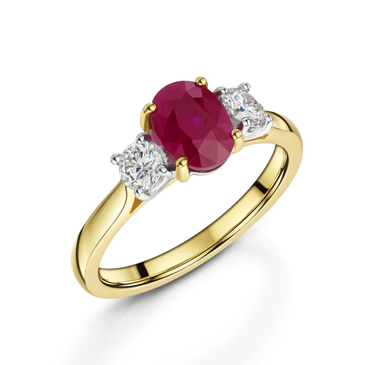 Michael Spiers Ruby & Diamond 18ct Yellow Gold Ring - 1.95ct Ring Michael Spiers   