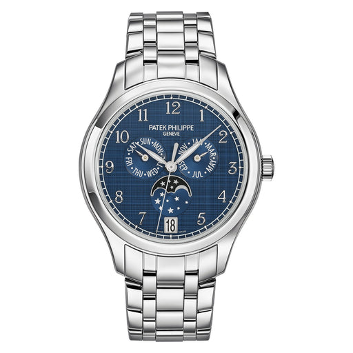 Patek Philippe Complications Annual Calendar & Moon Phases, Blue Shantung Dial 4947/1A-001 Watches Patek Philippe   