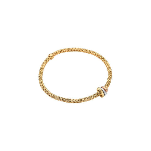 Fope Prima Flex'it 18ct Yellow Gold Bracelet 744B-M Bracelet Fope   