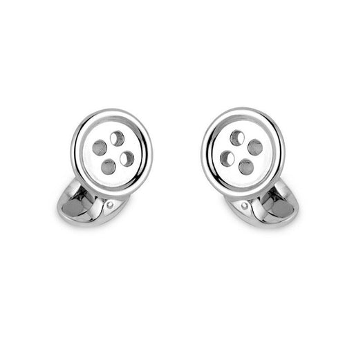 Deakin & Francis Sterling Silver Button Cufflinks - C1194X0016 Cufflinks & Accessories Deakin & Francis   