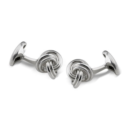 Deakin & Francis Sterling Silver Knot Cufflinks - C1077X0001 Cufflinks & Accessories Deakin & Francis   