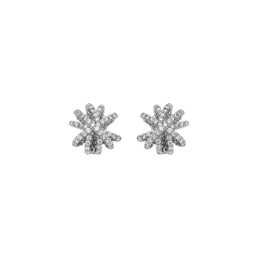 FOPE Prima Mialuce 18ct White Gold 1.52ct Diamond Pave Earrings OR752-PAVE Earrings Fope   
