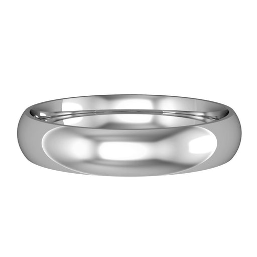 Platinum Classic Court Style Wedding Ring - 4mm Ring Michael Spiers   
