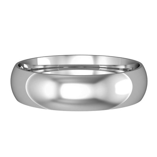 Platinum Classic Court Style Wedding Ring - 5mm Ring Michael Spiers   