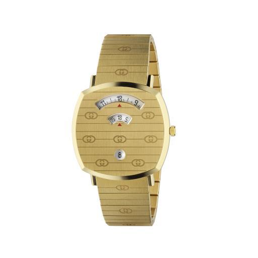 Gucci Grip Yellow Gold PVD 38mm Watch YA157409 Watches Gucci   