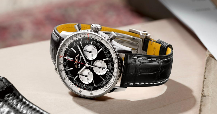 Breitling Navitimer on wrist