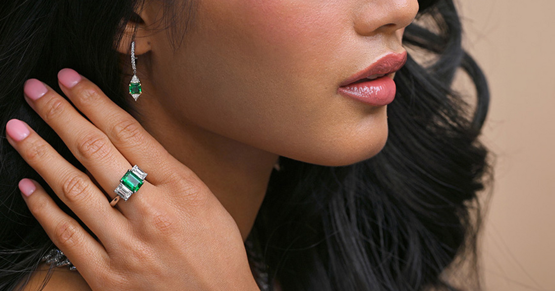 Emerald jewellery at Michael Spiers