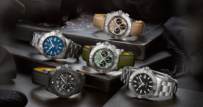 Breitling Avenger at Michael Spiers Plymouth showroom