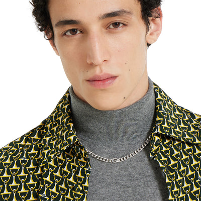 Gucci Interlocking Silver Necklace simple Pursuit